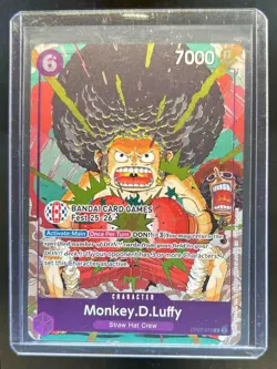 2025 One Piece Bandai Card Games Fest Promo Monkey D Luffy #OP07-073 - Image 1