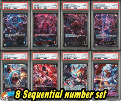PSA 10 ONE PIECE Card Game English 2nd Anniversary 8set Four Emperor Japan Ver. - Image 1