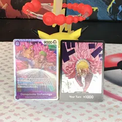 Donquixote Doflamingo OP10-071 SR & Don Card One Piece TCG NM - Image 1