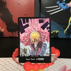 Donquixote Doflamingo OP10-071 SR & Don Card One Piece TCG NM - Image 4