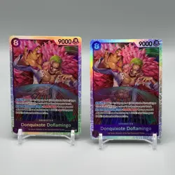 2x Donquixote Doflamingo OP10-071 Foil SR Royal Blood One Piece TCG NM - Image 1