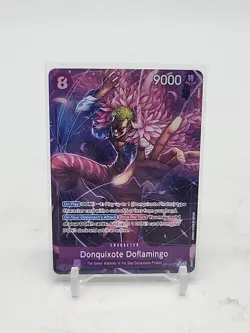 One Piece TCG English OP10-071 Donquixote Doflamingo Alt Art SR NM Condition - Image 1