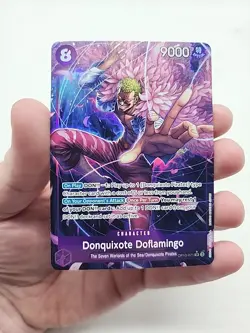 One Piece TCG English OP10-071 Donquixote Doflamingo Alt Art SR NM Condition - Image 3