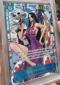 2024 ONE PIECE OP07 500 YEARS IN THE FUTURE 051 BOA HANCOCK MANGA ALT ART PSA 10 - Image 2