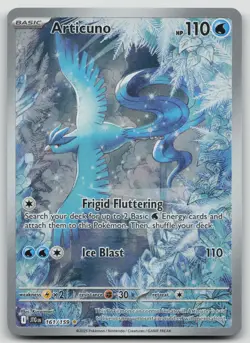 Pokemon TCG Articuno Journey Together 161/159 Near Mint Condition - Image 1