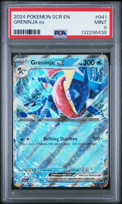 2024 POKEMON SCR EN-STELLAR CROWN #041 GRENINJA EX PSA 9 - Image 1