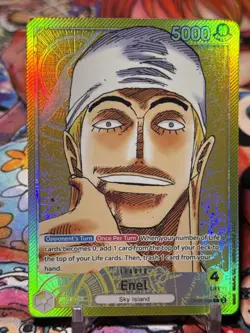 ENEL - One Piece TCG OP05-098 - AAL Alt Art Leader - Awakening of the New Era - Image 1