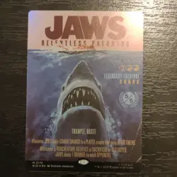 MTG Jaws, Relentless Predator (Rainbow Foil) Secret Lair x Jaws 2175 NM - Image 3