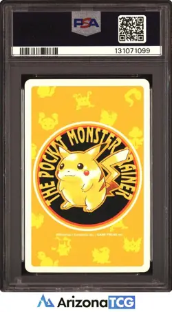 Pokemon 1998 Weezing 110 7 Of Spades Pokemon Yellow Playing Cards Japanese PSA 8 - Image 2