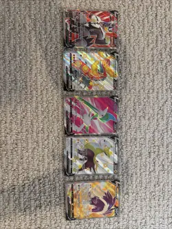 Lot Of 5 Full Art V Cards - Near Mint - Image 1