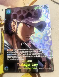 Trafalgar Law SP OP01-047 SR One Piece Card Game NM Kingdoms Of Intrigue - Image 1
