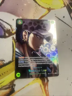 Trafalgar Law SP OP01-047 SR One Piece Card Game NM Kingdoms Of Intrigue - Image 2