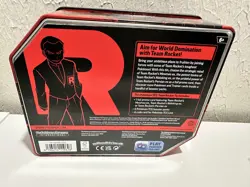 Pokemon Team Rocket MewTwo Tin EMPTY NO CARDS - Image 2