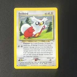 Pokemon TCG Delibird 5/64 Neo Revelation Holo Rare Card NM Condition - Image 1