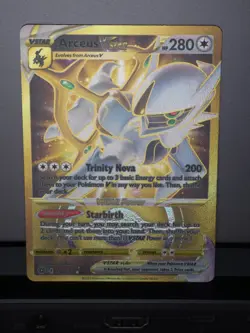 Pokemon TCG Arceus VSTAR Holo Secret Rare Card 184/172 Brilliant Stars - Image 3