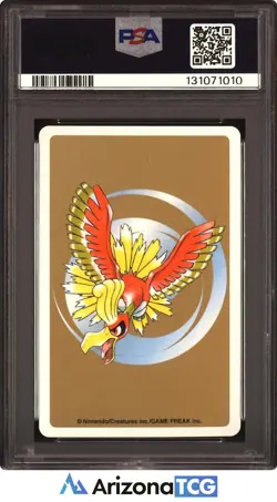 Pokemon 2000 Goldeen 118 6 Of Hearts Pokemon Gold Playing Card Japanese PSA 9 - Image 2