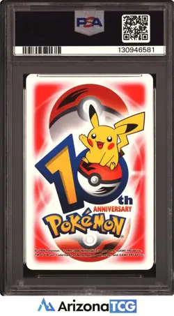 Pokemon 2006 Caterpie/Metapod/Butterfree 10th Anniversary Playing Card PSA 9 - Image 2