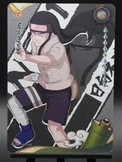 Neji Hyuga NRSA01-UR-011L3 English Naruto Kayou Card Heavens Scroll NM - Image 1