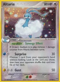 Altaria 2/108 Holo EX: Power Keepers Pokemon Card NM - Image 1