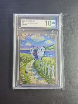 2022-25 Pokemon Chinese Card COMIC Art 179/195 Butterfree KMHY 10 SE58 - Image 1