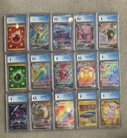 15 Slab graded pokemon card lot - all graded. fusion strike lot - Image 1