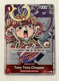 Tony Tony.Chopper - ST01-006 (Alternate Art) ST01-006 One Piece Promo Card Foil - Image 1