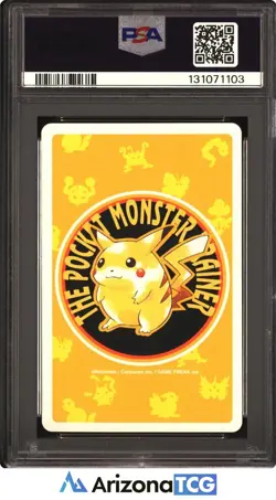 Pokemon 1998 Beedrill 015 5 Of Clubs Pokemon Yellow Playing Card Japanese PSA 10 - Image 2