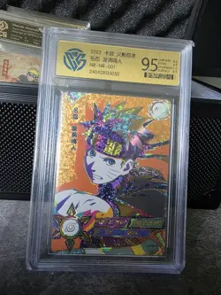 Kayou Naruto Card Naruto Uzumaki NR Secret Rare NR NR 001 CCG Graded 9.5 TCG - Image 2