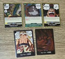 One Piece TCG - Mixed Card Lot - Set of 5 Cards - English - Image 1