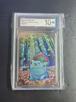 2022-25 Pokemon Chinese Card COMIC Art 179/195 Lvysaur KMHY 10 SE58 - Image 1
