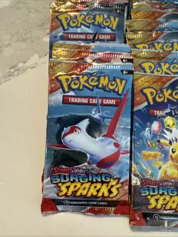 36 x SURGING SPARKS Sealed BOOSTER PACKS (Box Lot) 10 Pokemon Cards Per Pack🔥 - Image 2