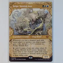 x1 Helga, Skittish Seer - Bloomburrow Showcase - MTG Magic the Gathering Card NM - Image 1