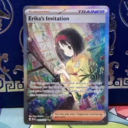 Pokemon TCG SV Scarlet & Violet 151 Erika's Invitation Card #203/165 NM - Image 1
