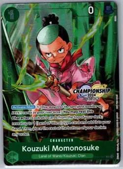 Kouzuki Momonosuke (CS 2024 Celebration) OP01-041 English - One Piece Card - NM - Image 1