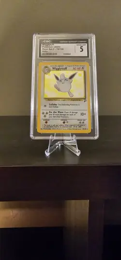 CGC Excellent 5 Wigglytuff Pokemon Card Slab 2000 Base Set 2 19/130 Holo - Image 2