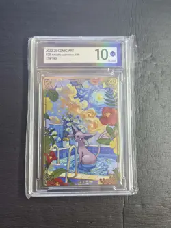 2022-25 Pokemon Chinese Card COMIC Art 179/195 Espeon KMHY 10.. SE58 - Image 1