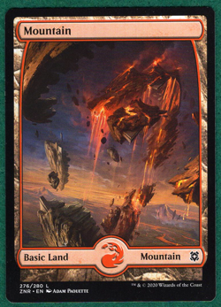 Mountain (276) - Full Art - Zendikar Rising ZNR - Magic: The Gathering MTG Card - Image 1