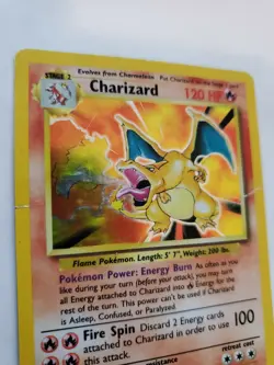 Charizard Base Set Holo Pokemon Card WOTC Played - Image 2