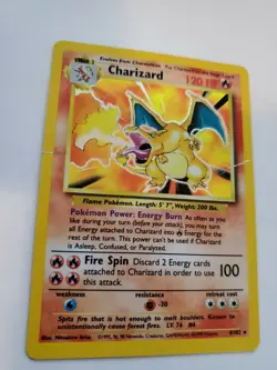 Charizard Base Set Holo Pokemon Card WOTC Played - Image 3