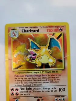 Charizard Base Set Holo Pokemon Card WOTC Played - Image 4