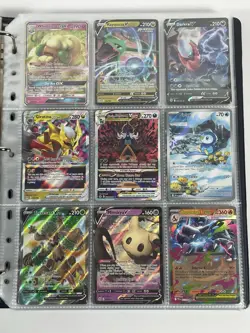 Pokemon Card Collection Binder Lot Holo Rare Piplup Samurott Vstar Charizard - Image 1
