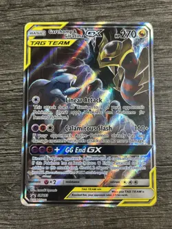 Pokemon TCG Garchomp & Giratina GX SM193 Sun & Moon Promo Card Near Mint - Image 1