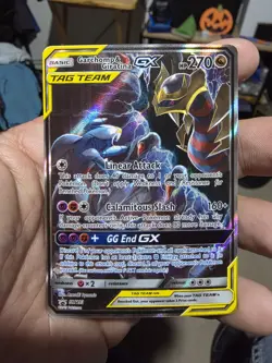 Pokemon TCG Garchomp & Giratina GX SM193 Sun & Moon Promo Card - Image 1