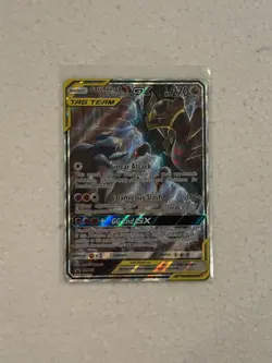 Pokemon TCG Garchomp & Giratina GX SM193 Sun & Moon Promo Card Near Mint - Image 1