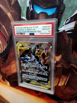 Pokemon TCG Garchomp & Giratina GX SM193 Sun & Moon Promo Card PSA 10 - Image 2