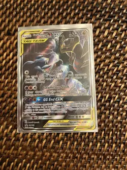Pokemon TCG Garchomp & Giratina GX SM193 Sun & Moon Promo Card - Image 1