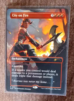 113 City on Fire Secret Lair non-foil SLD #1803 NM Never Played MTG - Image 1