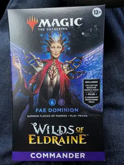 Wilds of Eldraine Commander Deck - Fae Dominion MTG Brand New Sealed - Image 1