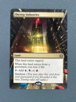 Oscorp Industries MTG Marvel's Spider-Man Hand Painted Extended Full Altered Art - Image 1