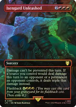 Magic The Gathering MTG ISENGARD UNLEASHED FOIL The Lord of the Rings NM - Image 1